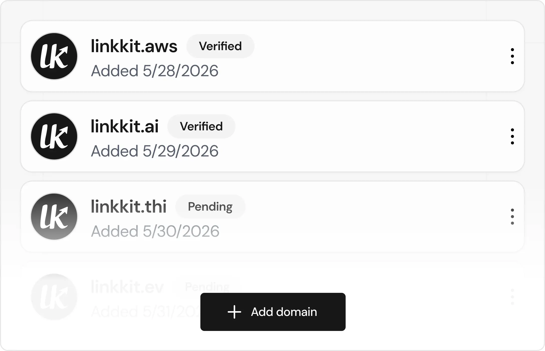 Branded domain ownership